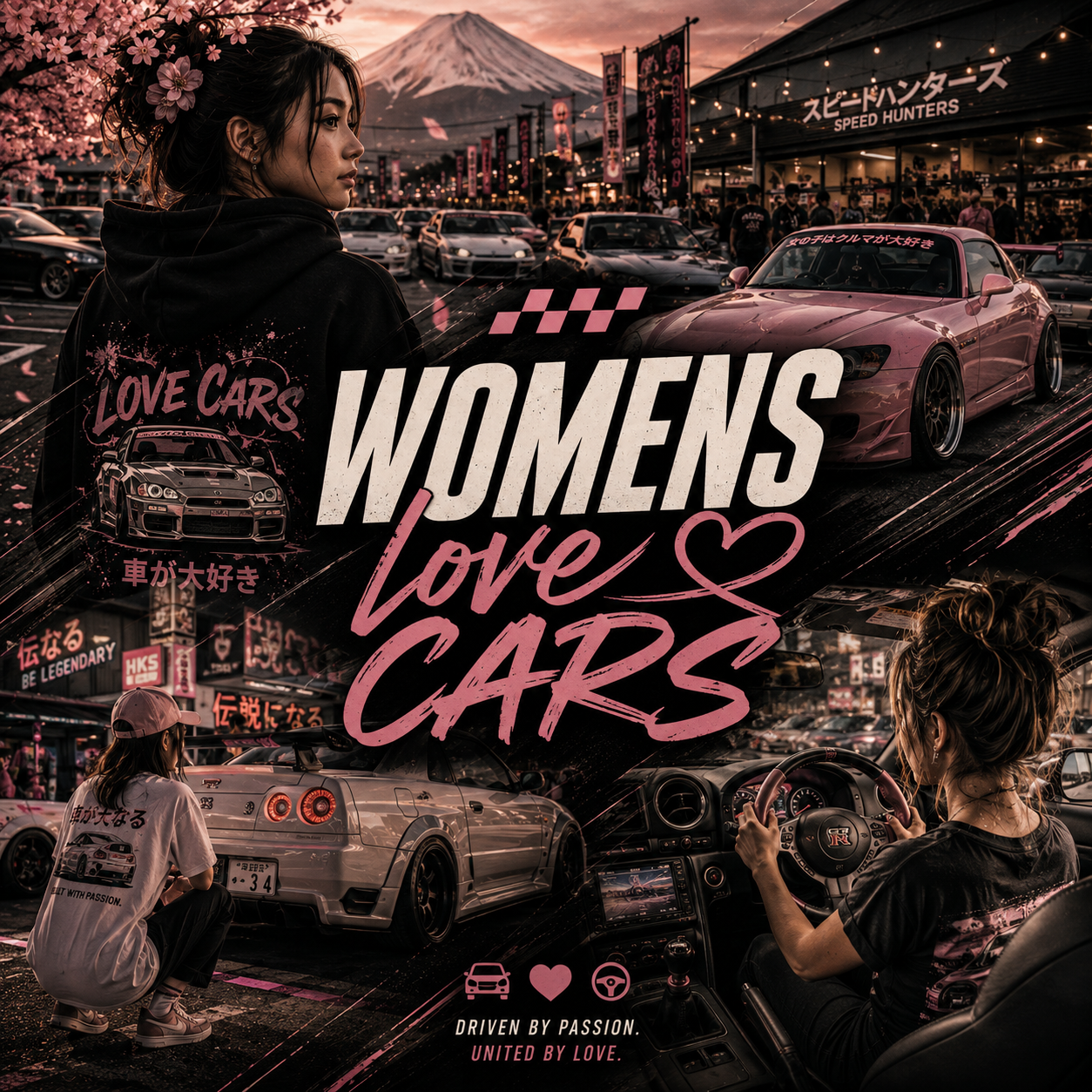 Collection Women Love Cars 👕