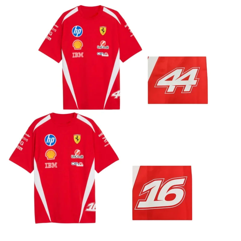T-Shirt Scuderia Ferrari 2026 | Hamilton & Leclerc Fan Edition