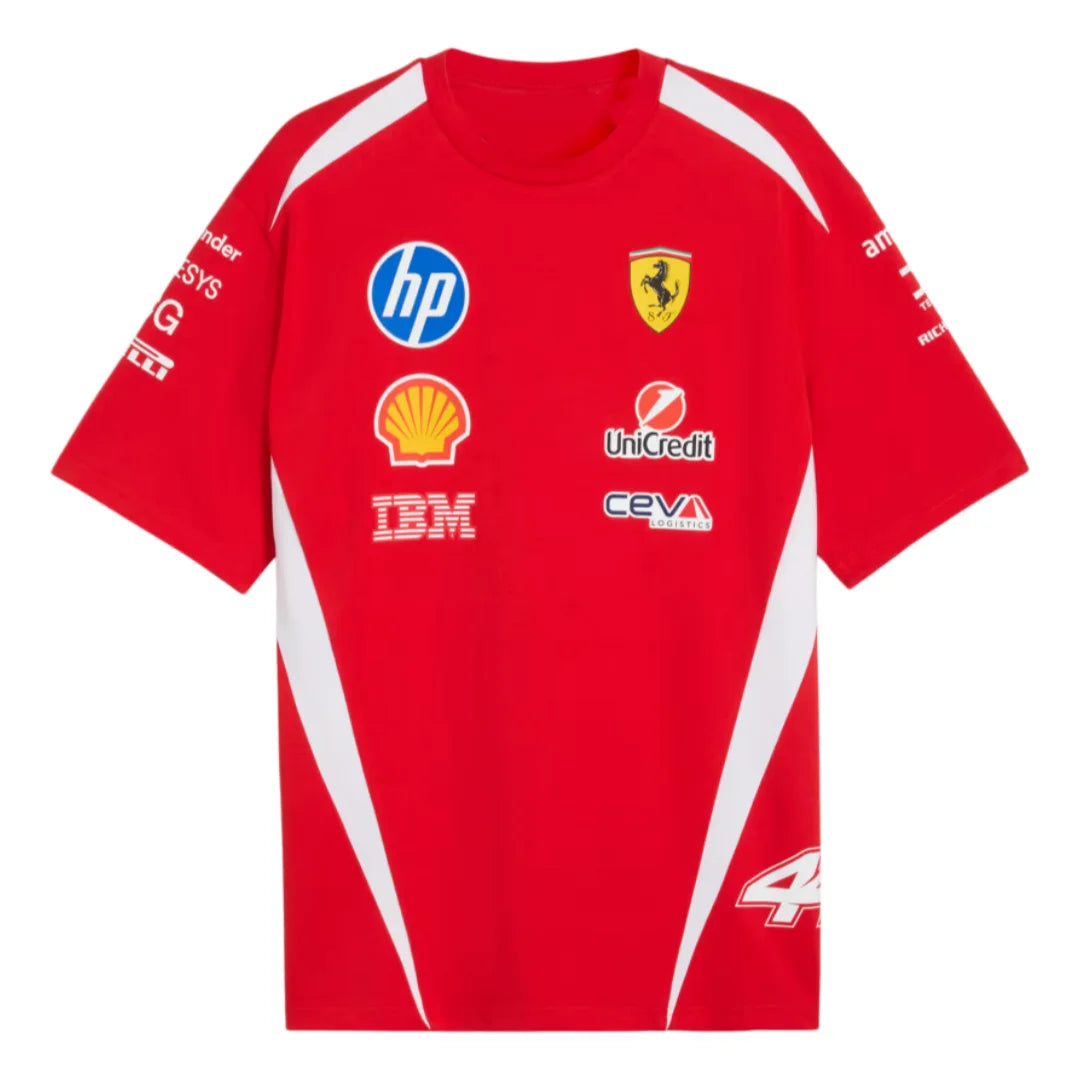 T-Shirt Scuderia Ferrari 2026 | Hamilton & Leclerc Fan Edition