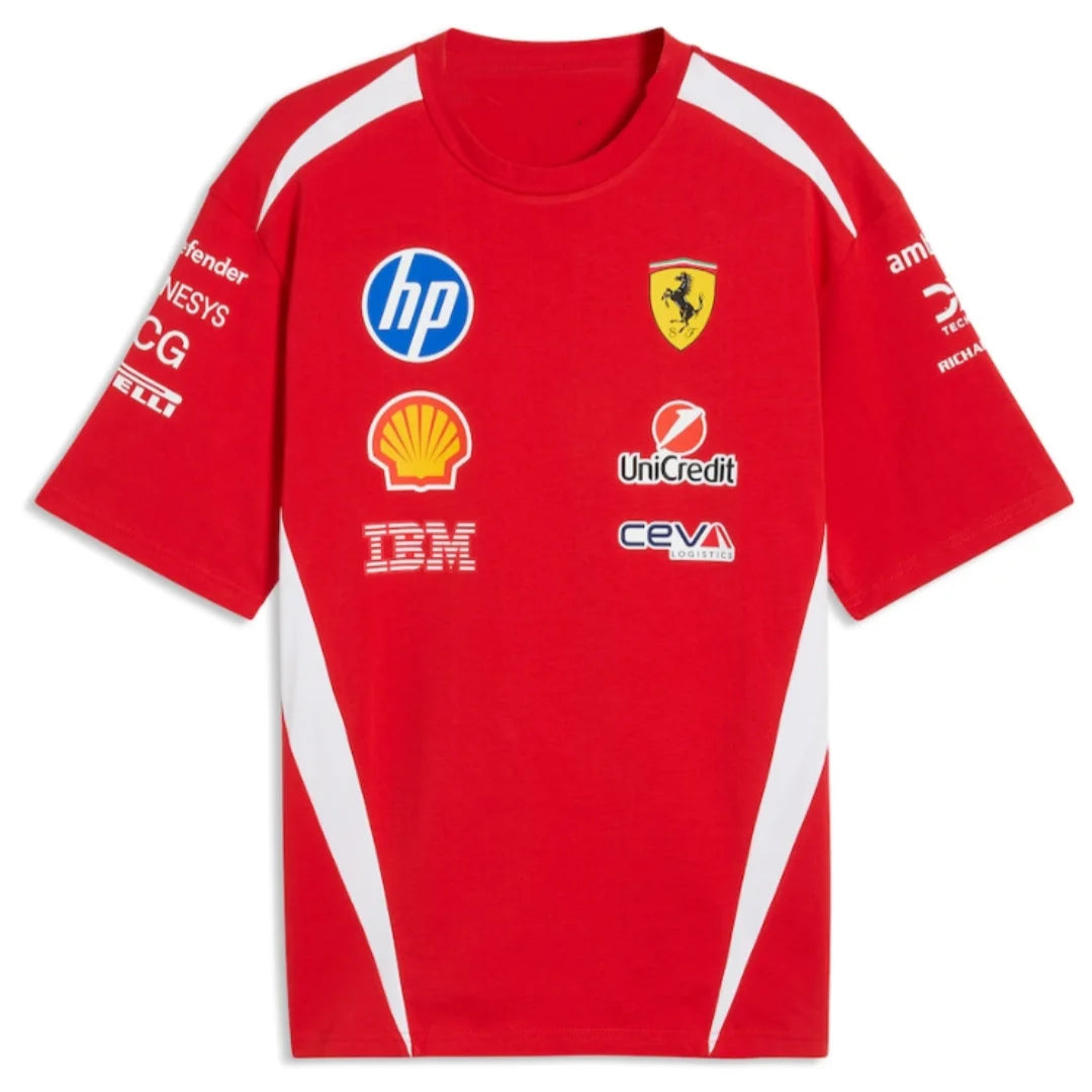 T-Shirt Scuderia Ferrari 2026 | Hamilton & Leclerc Fan Edition