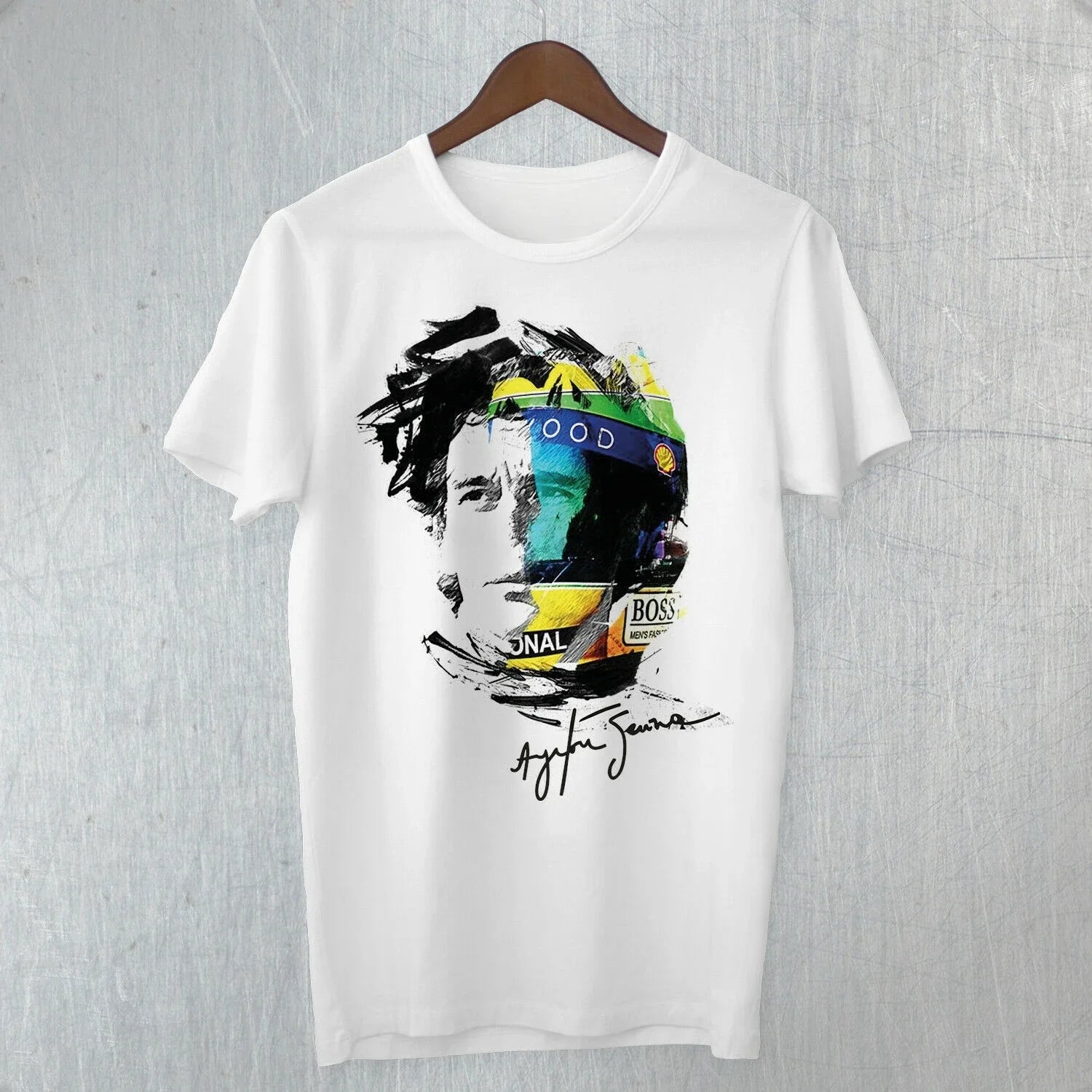 Ayrton Senna Legacy Graphic T-Shirt