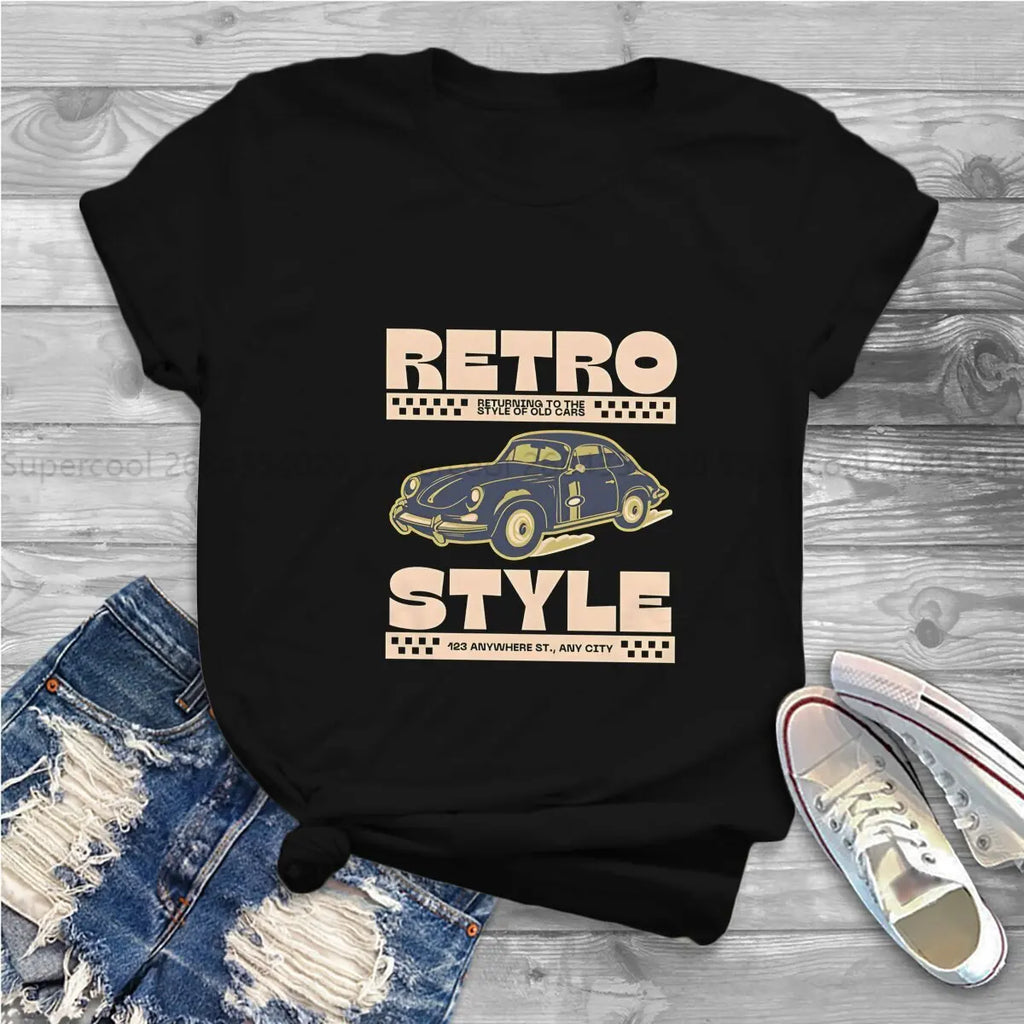 T-SHIRT RETRO STYLE FEMME