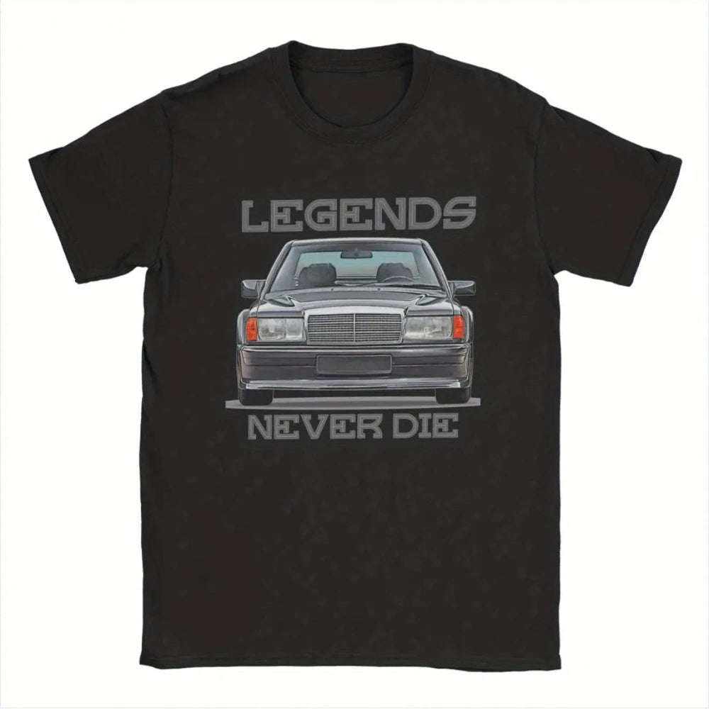 T-Shirt Mercedes 190E Legends Never Die – Heritage Collection