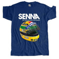 Ayrton Senna Helmet Legacy T-Shirt