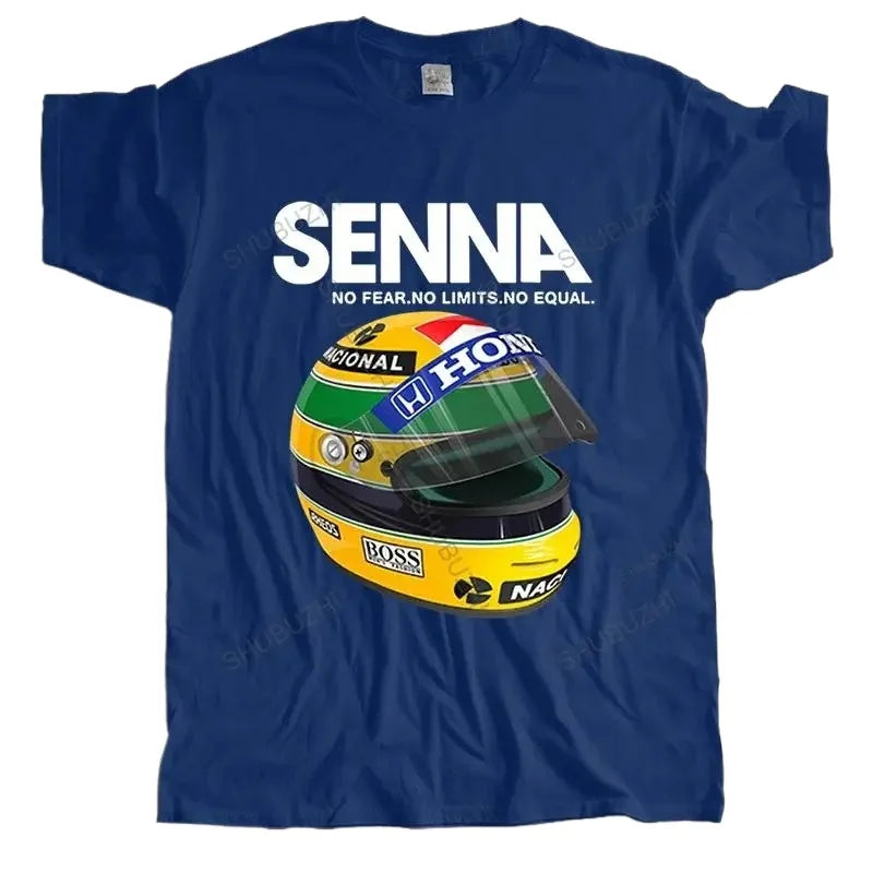 Ayrton Senna Helmet Legacy T-Shirt