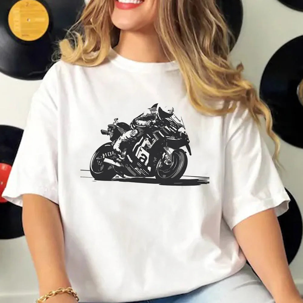 T-SHIRT FEMME COLLECTION MOTO GP