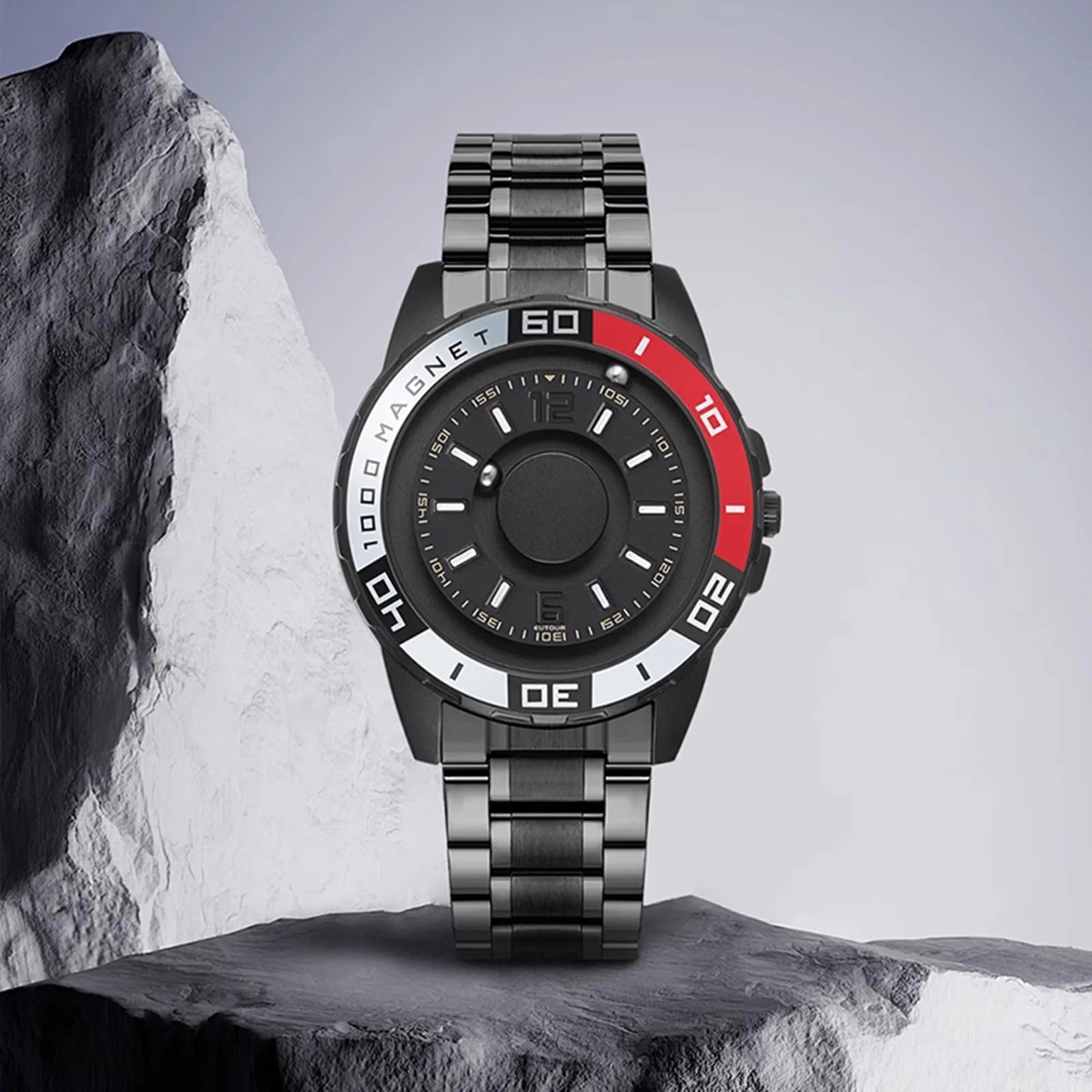 Torque Magnetic Edition Watch – Silver Racing Steel
