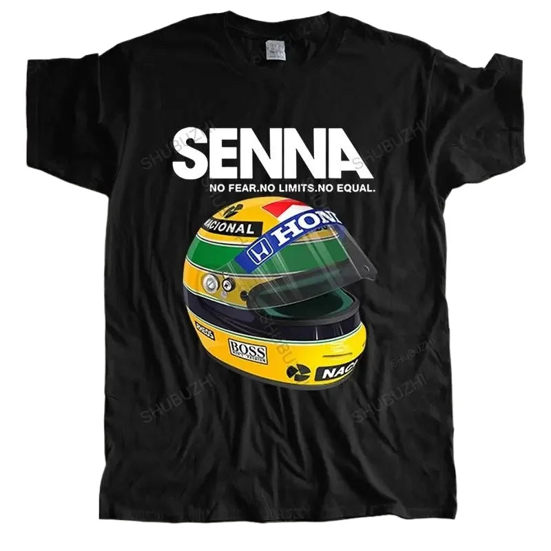 Ayrton Senna Helmet Legacy T-Shirt