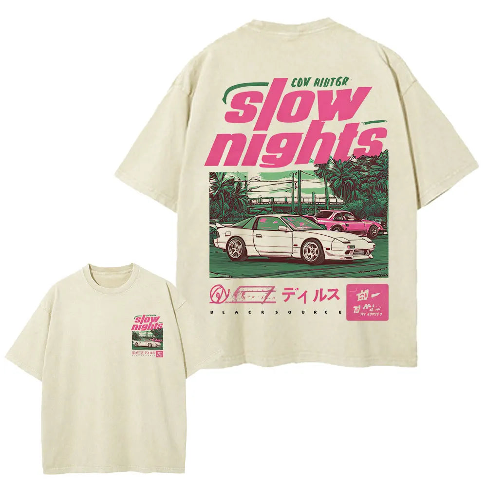 T-SHIRT JDM SLOW NIGHT