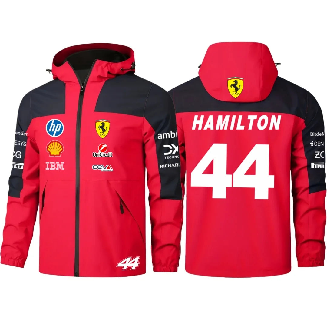Ferrari F1 Team Jacke 2026 | Leclerc & Hamilton Racing Jacket
