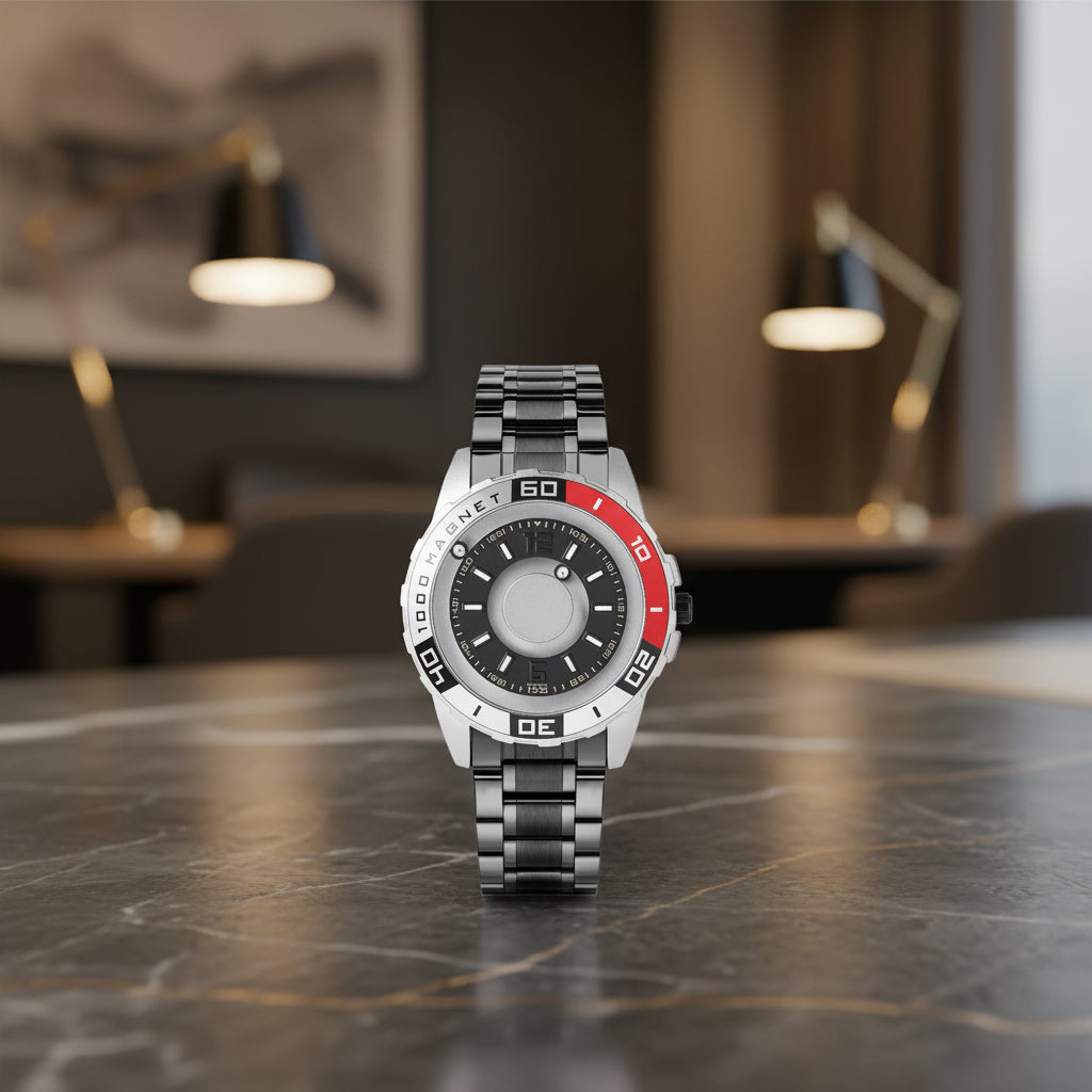 Torque Magnetic Edition Watch – Silver Racing Steel