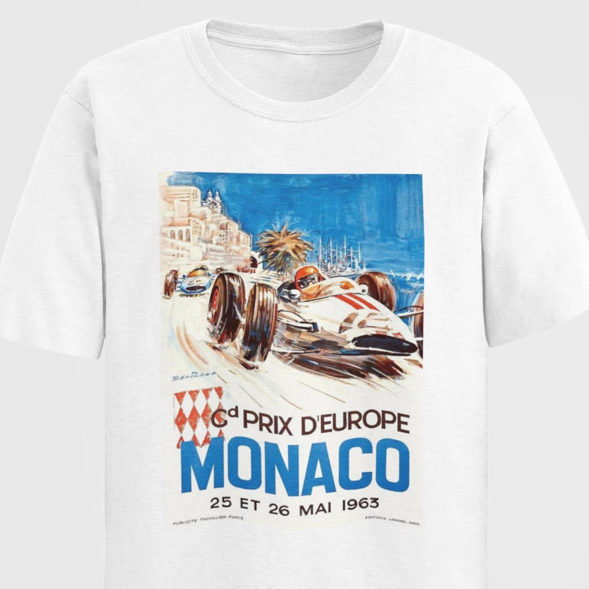 Monaco Grand Prix 1963 Vintage Racing T-Shirt
