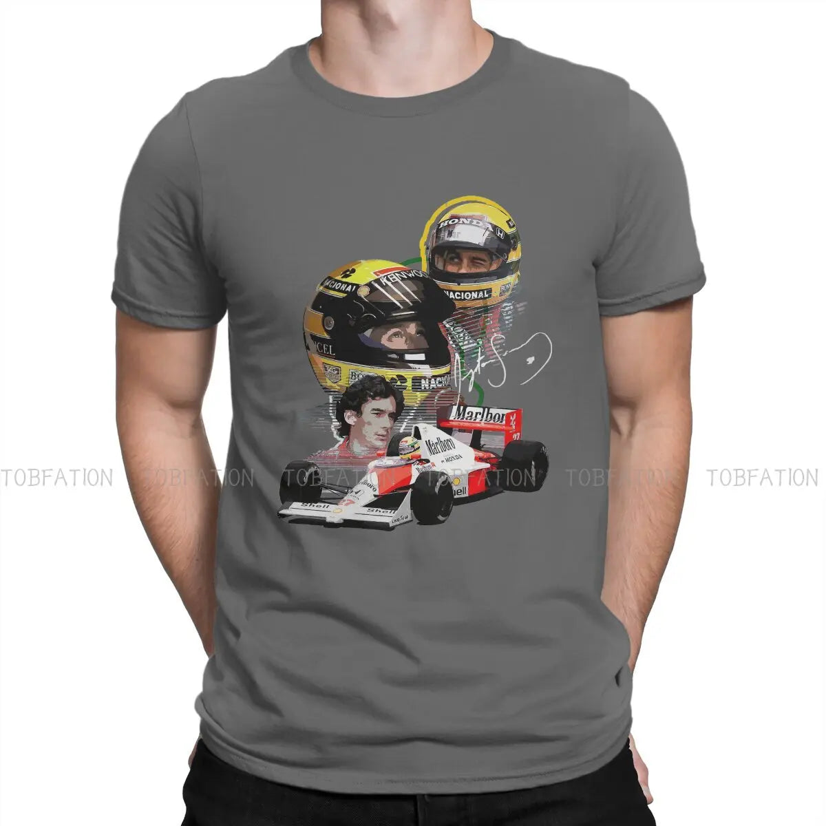 T-SHIRT SENNA HELMET