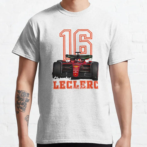 Charles Leclerc #16 Vintage Racing T-Shirt