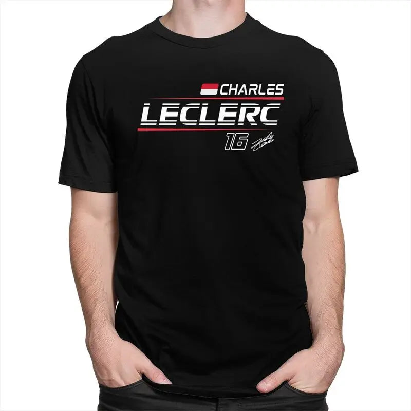 T-Shirt Charles Leclerc #16 | Monaco Racing Edition