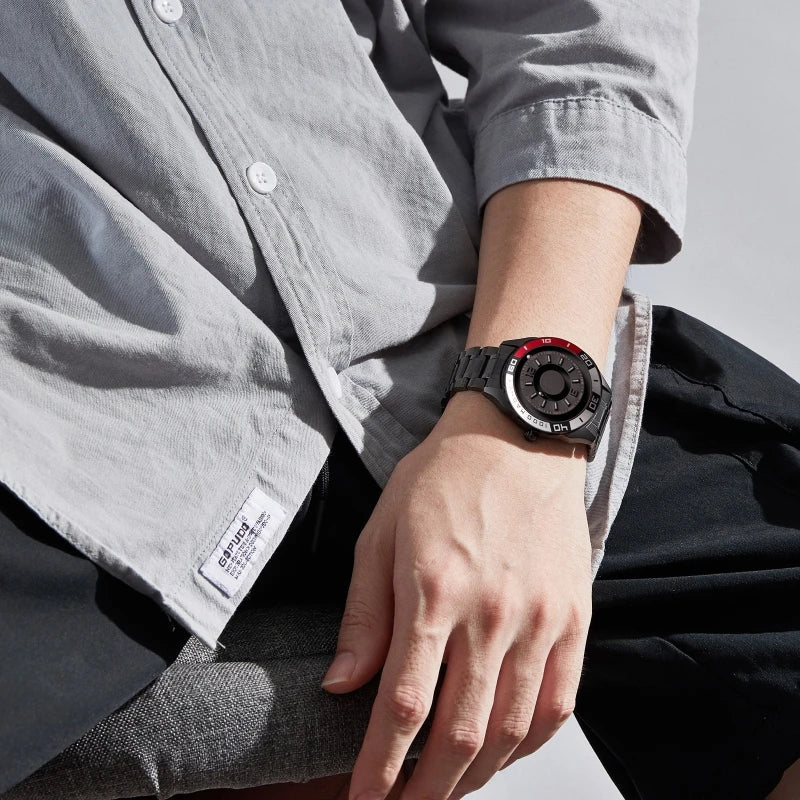 Torque Magnetic Edition Watch – Silver Racing Steel