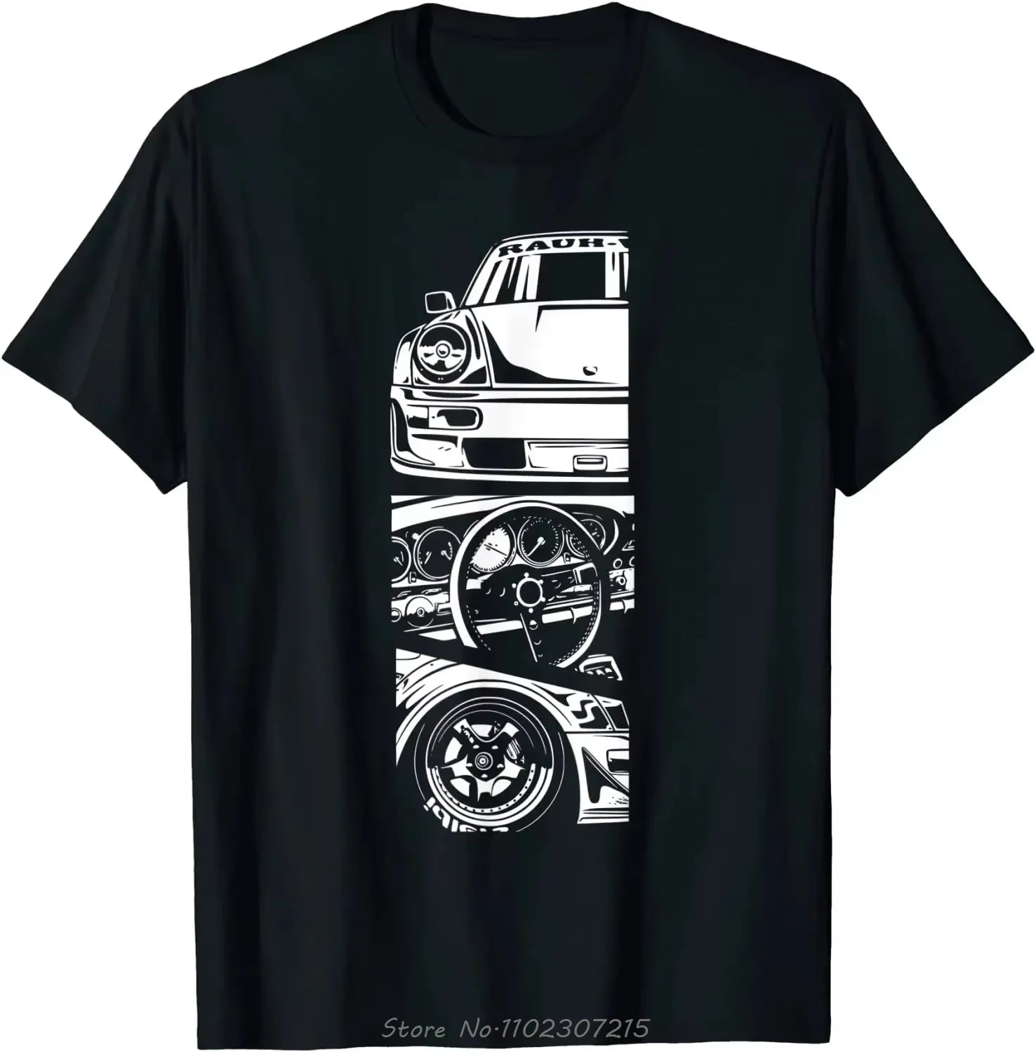 T-Shirt Classic Driver 911™ | Motorsport Minimalistische Streetwear