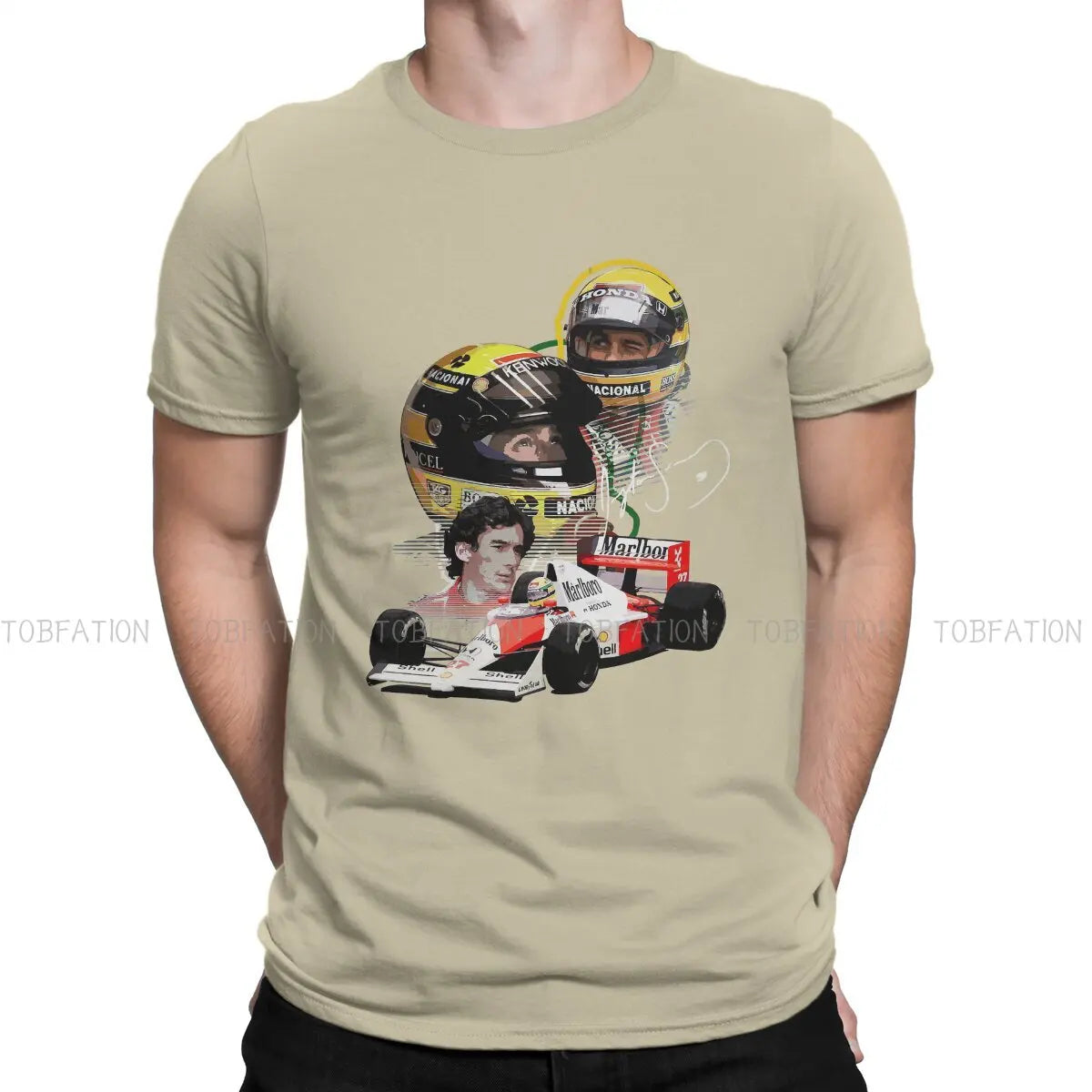 T-SHIRT SENNA HELMET
