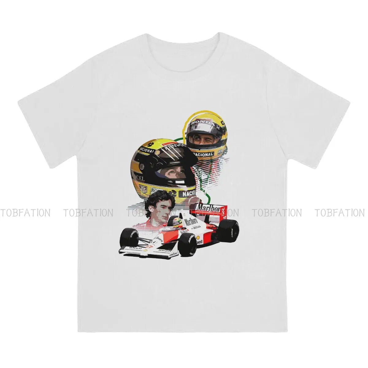 T-SHIRT SENNA HELMET
