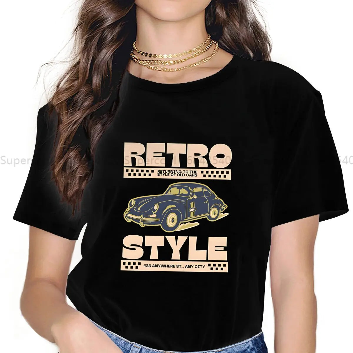 T-SHIRT RETRO STYLE FEMME