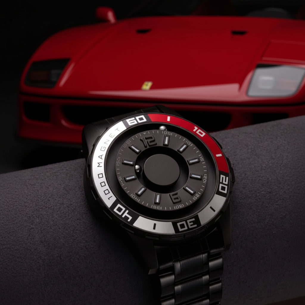 Torque Magnetic Edition Watch – Silver Racing Steel