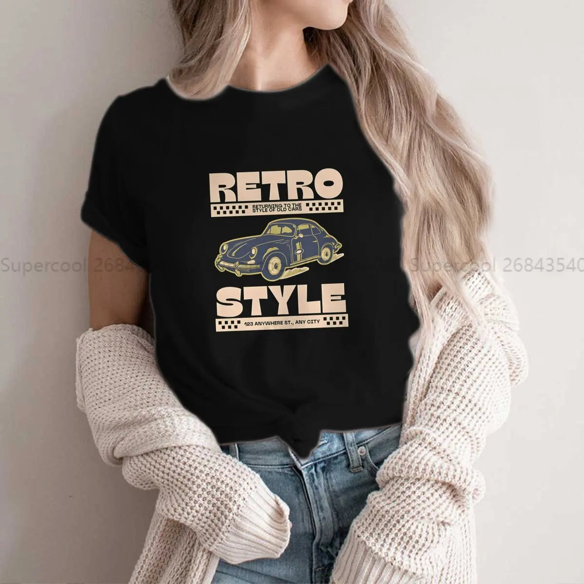 T-SHIRT RETRO STYLE FEMME