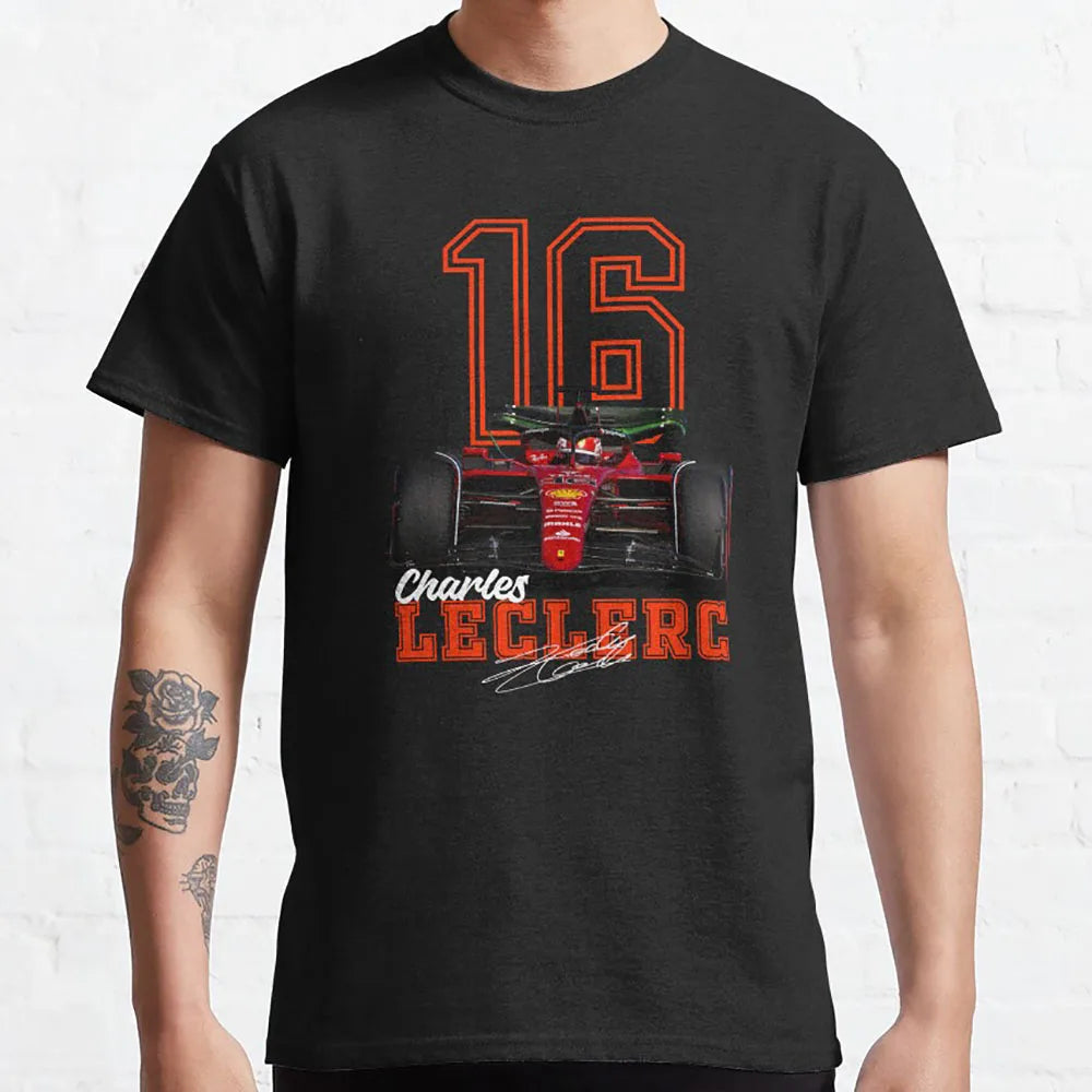 Charles Leclerc #16 Vintage Racing T-Shirt