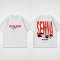 T-Shirt Ayrton Senna Oversize – Racing Vintage Streetwear Stil