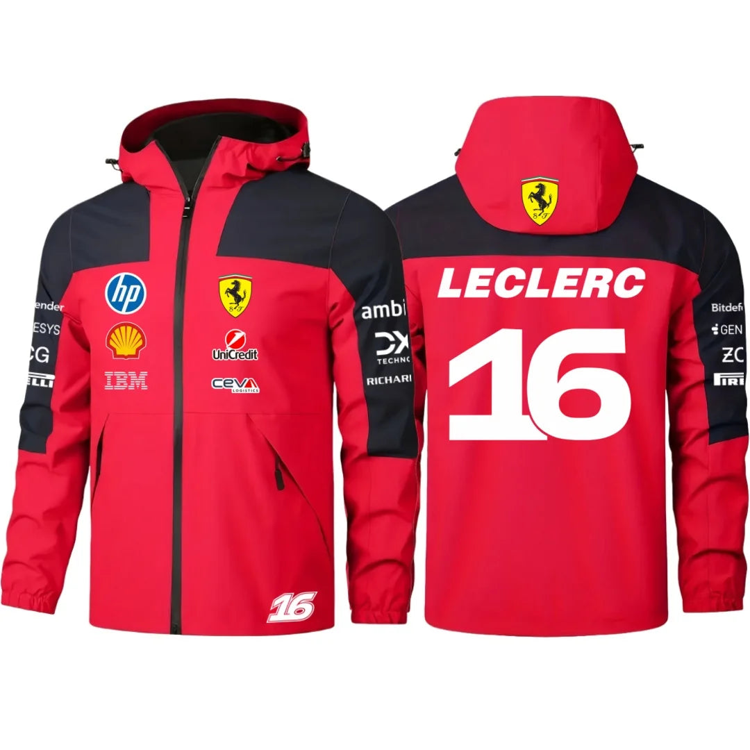 Ferrari F1 Team Jacke 2026 | Leclerc & Hamilton Racing Jacket