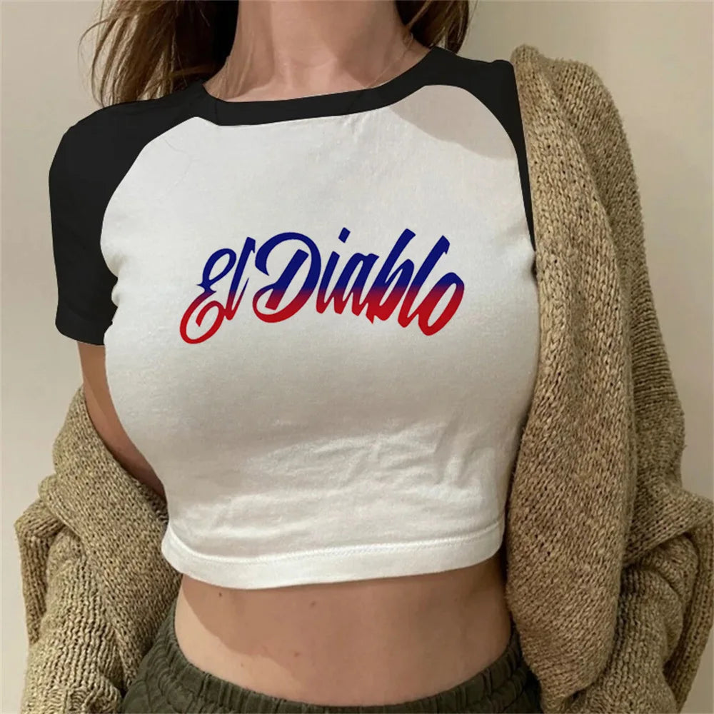 COLLECTION HAUT CROP TOP EL DIABLO