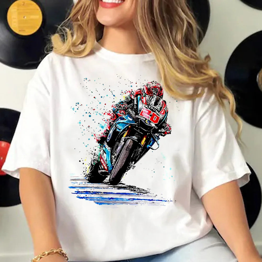 T-SHIRT FEMME COLLECTION MOTO GP